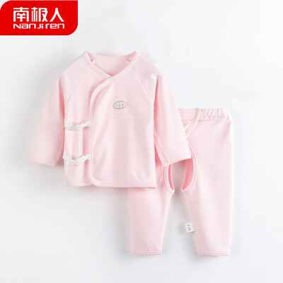 

Antarctic Nanjiren newborn monk clothes newborn baby clothes spring&summer 0-6 months baby underwear cleansing strap - cherry powder 52