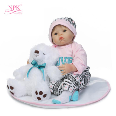 

22in Reborn Baby Rebirth Doll Kids Gift Cloth Material Body