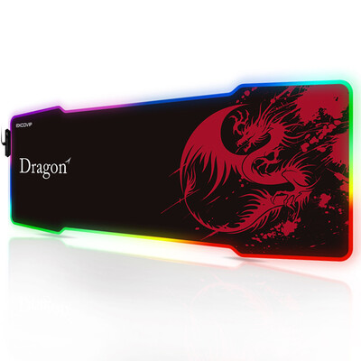 

EXCO RGB03 flame pterosaur esports gaming mouse pad oversized magic color soft cloth fine table mat