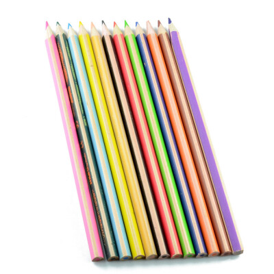 

12 Color Secret Garden Coloring Book Professional Wooden Colored Pencil for Painting Drawing Sketch Tools Pen