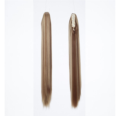 

24"-26" Claw Clip on Ponytail Real Long Pony Tail Clip in Hair Extensions