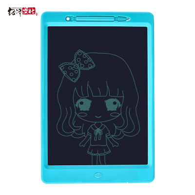 

Shaoze culture LCD handwriting board childrens touchpad handwriting hand drawing board office student electronic drawing board memo 115 inch blue