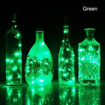 

UpperX 1PCS Solar 2M LED Cork Shaped 20 LED Night Fairy String Light Kork Solarbetrieben Licht Wine Bottle Lamp