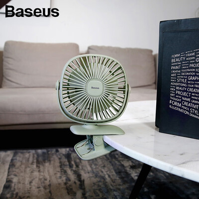 

Baseus Mini USB Fans USB Rechargeable Air Cooling fan Portable Desktop Office Fan for Home Office Student Dormitory Bedside