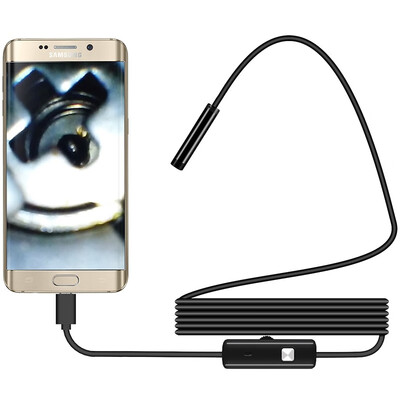 

Dodosee A7TR5 13 Million Pixel 5m Cord 7mm Lens Industrial Endoscope Auto Repair Pipeline Unlocking Maintenance Camera