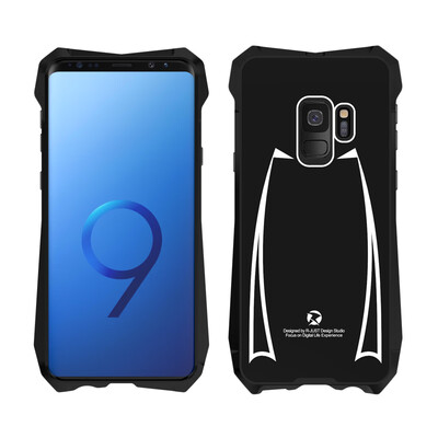 

Luxury Bumper Case For Samsung Galaxy S9 Plus Phone Metal Frame Glass Cover s Finger Ring Stand Holder For Samsung S9Plus Case