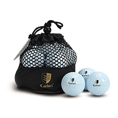 

10 Golf Ball with Mesh Bag Golf Sports Equipment Accessory