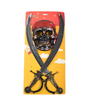 

New&new fine arts Halloween children pirate weapon set boy dress up mask party cosplay plastic toy knife stage show decoration props A