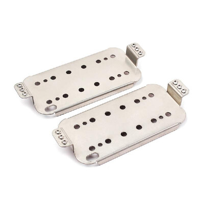 

2pcs Electric Guitar Humbucker Pickup Base Plate Cupronickel Material Sliver