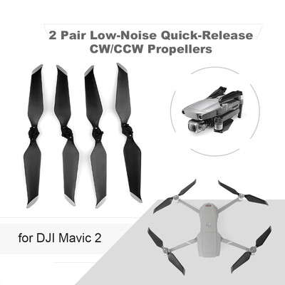 

2 Pairs 8743F Low Noise Quick Release CWCCW Propellers for DJI Mavic 2 Pro Zoom RC Drone Quadcopter