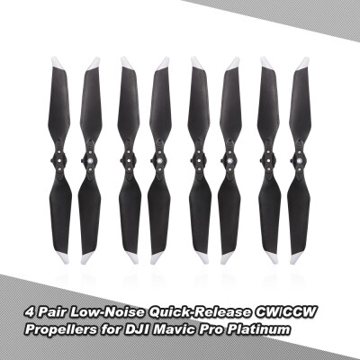 

4 Pair 8331 Low-Noise Quick-Release CWCCW Propellers for DJI Mavic Pro Platinum RC Accessories