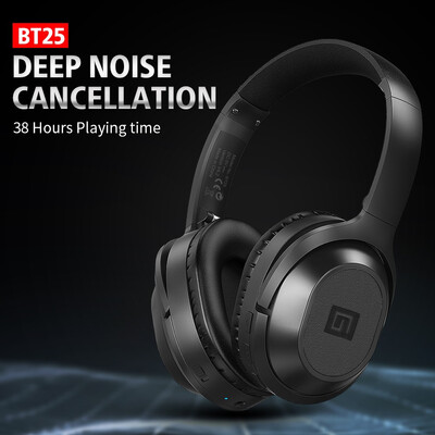 

Langsdom BT25 Active Noise Cancelling Wireless Headphone Stereo Bluetooth ANC Headphone with mic Wireless Headset for Phone Sony