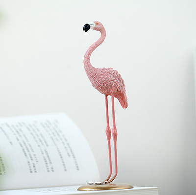 

Home decoration originality ins Flamingo resin decorations Nordic living room desk lovely adornment