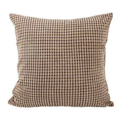 

UpperX Cushion Cover Throw Shell Velvet Corn Striped Pillow Case for Sofa 26 x 26 Inch