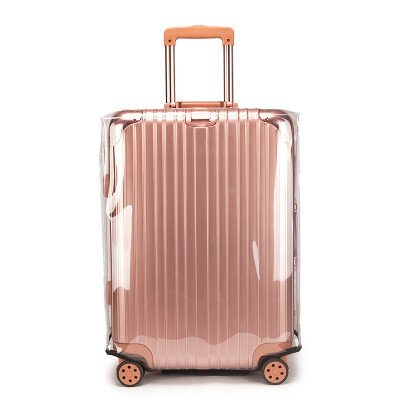 

40000 km transparent PVC suitcase protective cover luggage case pull box dust cover thick wear-resistant shipping sleeve SW2025 for 24 inch trolley case