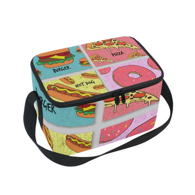 

ALAZA Lunch Box Insulated Lunch Bag Large Cooler Fast Food Tote Bag