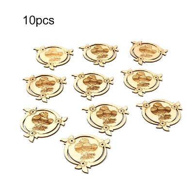 

10pcs Wooden Easter Eggs Hanging Ornaments Pendant Crafts with Rope DIY Wood Egg Slices for Home Party Decorations