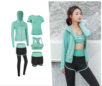 

Spring&summer Sports suits Workout clothes Running clothes Quick-drying clothes Yoga clothes Five-piece suit