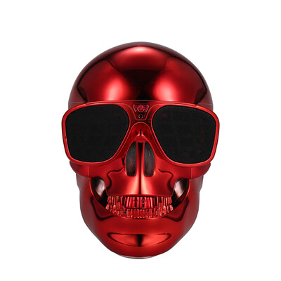 

Unique Design Personalized Wireless Skull Head Speaker Perfect Sound Stylish Decoration Mini BT Stereo-speaker