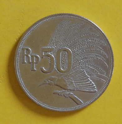 

24mm Greater Bird Of Paradise Indonesian Coin