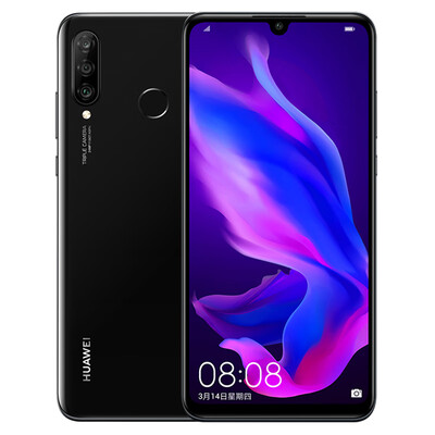 

Huawei HUAWEI nova 4e 32 million stereo beauty AI super wide-angle three-photo pearl screen 6GB128GB magic night black full Netcom version dual 4G mobile phone