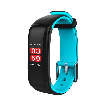 

P1 Screen Pedometer Watch Blood Pressure Heart Rate Monitor Fitness Bracelet Smart Band for IOS Android OS
