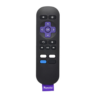 

Streaming Media Player Remote Control Wireless IR Smart Controller Replacement for Roku 1 2 3 4 LT HD XD XS Black
