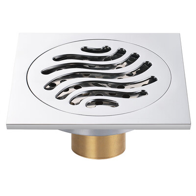 

MG MEJUE Z-04123 fine copper body deodorant floor drain large displacement kitchen&bathroom shower floor drain copper chrome mirror short