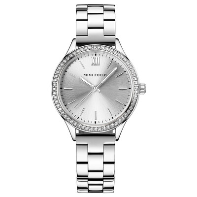 

BOFUTE Womens Watch Business Watch Japanese Movement Luminous Waterproof Steel Strip Butterfly Buckle Strap 0043L