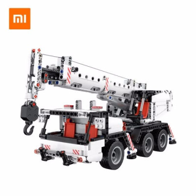 

Xiaomi Mitu Building Blocks Miniature City Engineering Crane Robot Educational DIY Toys Car Truck 360° Rotating Control