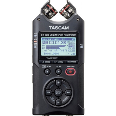 

TASCAM DR-40X 4-track recorder music learning class recording micro-film SLR radio wedding mixer recording vlog radio iphone microphone