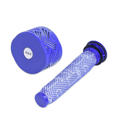 

2pcsset Pre & Post-Motor HEPA Filter Kit for Dyson V6 DC59 Vacuum Cleaner Parts Fit Part DY-96674101post & DY-96566101pre