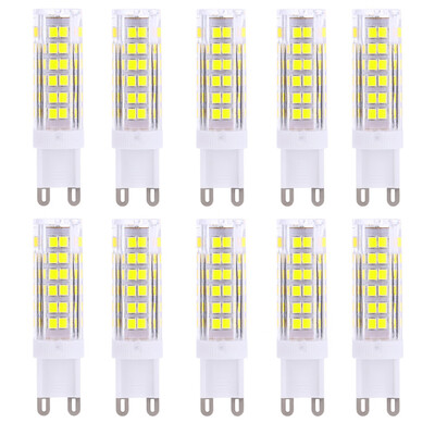 

Lightme 10PCS G9 AC 220V 45W SMD 2835 LED Bulb Spotlight with 75 LEDs