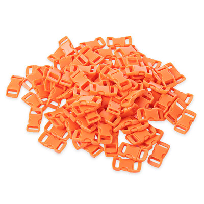 

100pcs Lot Webbing Paracord Plastic Bracelet Buckle for Outdoor Survival