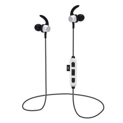 

A generation of ST-K8 sports smart wireless Bluetooth subwoofer in-ear headphones plug TF card magnetic earplugs