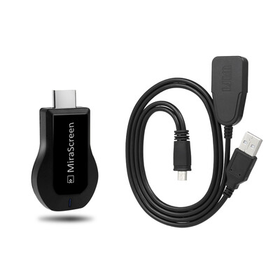 

MiraScreen New Wireless WiFi Display Dongle Receiver 1080P HD TV Stick Miracast Airplay DLNA Mirroring for Android iOS Smart Phone