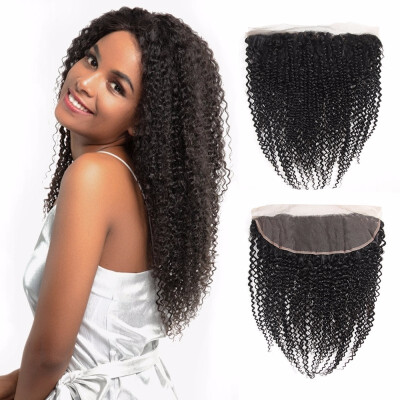 

Nami Hair Brazilian Remy Hair Kinky Curly 13x4 Lace Frontal Closure Free Part Ear To Ear 100 Human Hair Closure