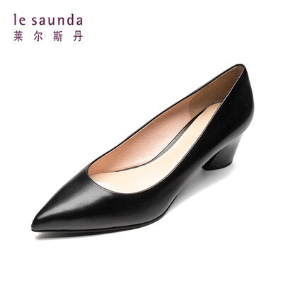 

Lyles Dan fashion elegant commute OL professional pointed feet shallow high heel shoes LS AM53203 black 39