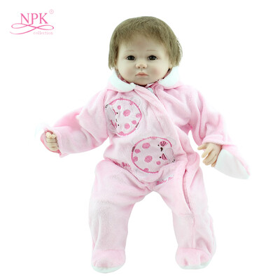 

16in Reborn Baby Rebirth Doll Kids Gift Cloth Material Body