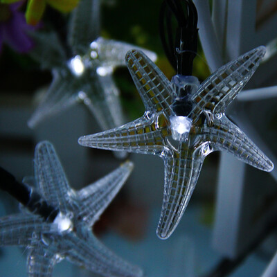 

WTL - HX 30 Starfish Shape Solar LED Decorative Lamps String Light for Christmas Festival