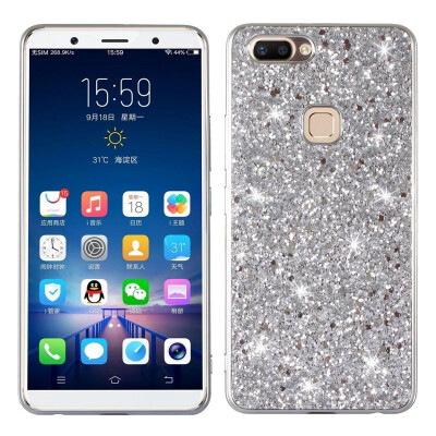 

MOONCASE Vivo X20 Plus Glitter TPU-Silver