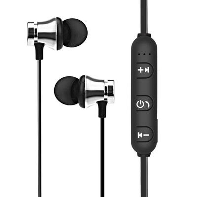 

MOONSTAR Magnetic attraction Bluetooth Earphone Headset waterproof sports 42 with Charging Cable Young Earphone Build-in Mic