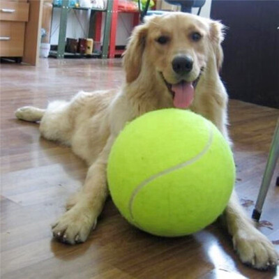 

1pc 24CM Dog Tennis Ball Giant Pet Toys for Dog Chewing Toy Signature Mega Jumbo Kids Toy Ball For Dog Training Supplies