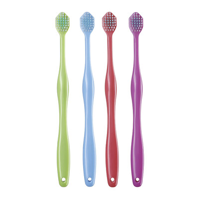

Artooth six-width wide head back type double planting hairy softer Japan imported toothbrush LT-29 random color