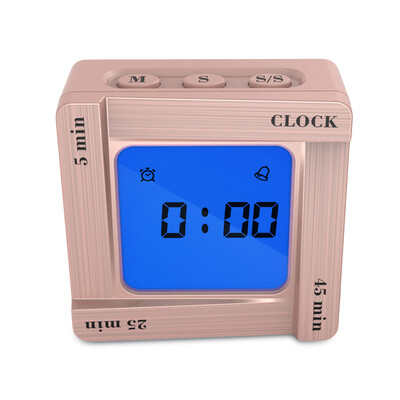 

Scientific Time Management Tomato Timing Reminder Flip Four Square Clock