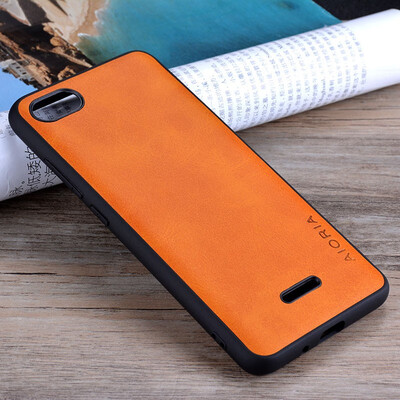 

for xiaomi redmi 6a case 545 Luxury Vintage leather cover phone case for Xiaomi Redmi 6A funda coque capa Business hoesje