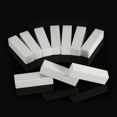 

10pcs White Nail Art Buffer Files Nail File Block Pedicure Manicure Buffing Sanding Polish Nail Tools