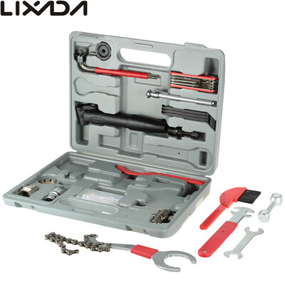 

Lixada Professional Universal Home Outdoor Multi-function Purpose Bike Bicycle Repair Tool Kit Set