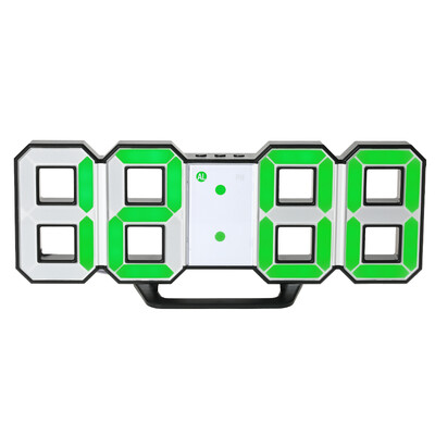 

Multifunctional Large LED Digital Wall Clock 12H24H Time Display With Alarm&Snooze Function Adjustable Luminance