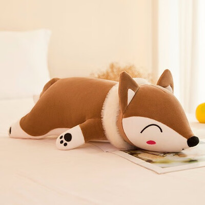 

The new ideas on the fox doll plush toy software bed pillow large gift girl a birthday present